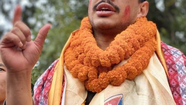Nirmal Purja, known as Nimsdai, in Kathmandu in October 2019