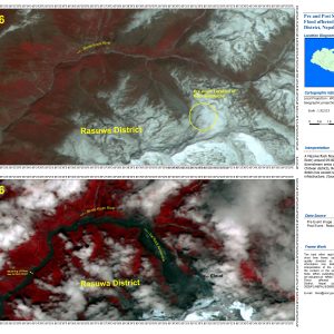 ESA satellite imagery showing the 2026 Nepal floods in the Himalayan river corridor.